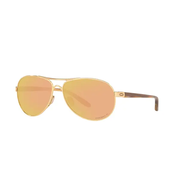 OAKLEY® FEEDBACK™ POLISHED GOLD WITH PRIZM™ ROSE GOLD POLARIZED LENSES