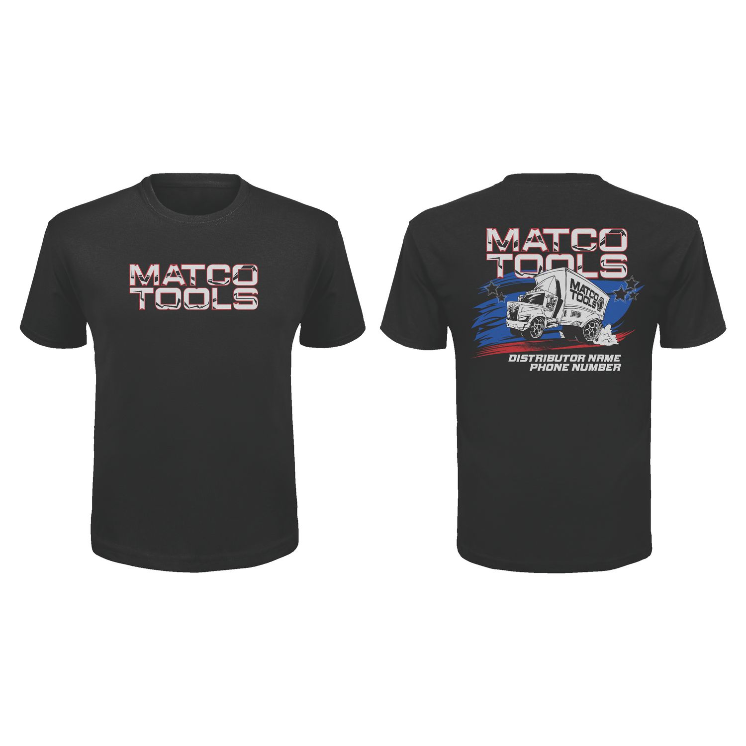 BLACK CUSTOM T SHIRT M PDMT652M Matco Tools