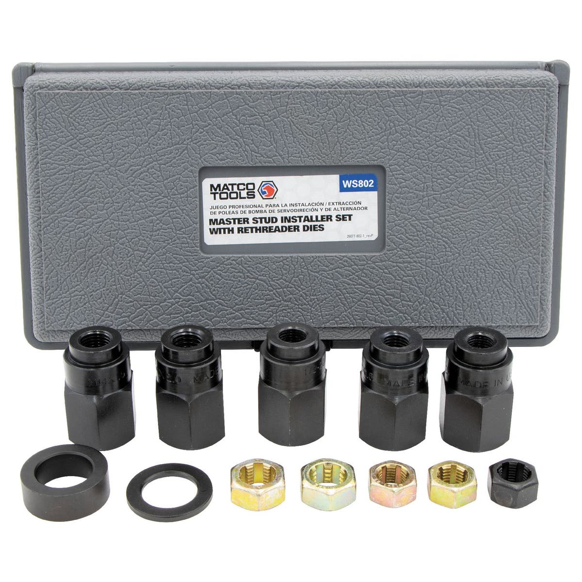 WHEEL STUD INSTALLER SET WS802 Matco Tools
