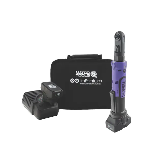 16V CORDLESS INFINIUM™ 1/4" SEALED HEAD RATCHET KIT - PURPLE