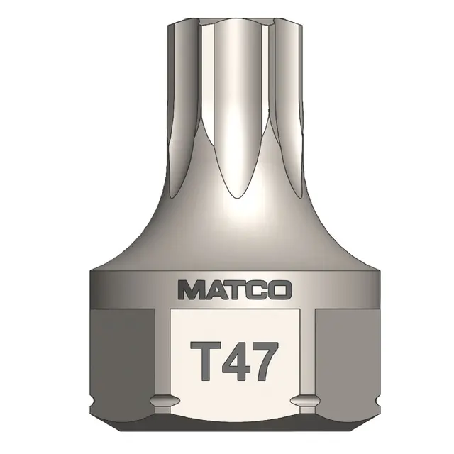 3/8" AND 17MM DUAL DRIVE OPTI-GRIP STAR BIT T47