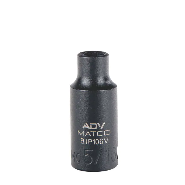 3/8" DRIVE 5/16" SAE 6 POINT MID-LENGTH IMPACT SOCKET
