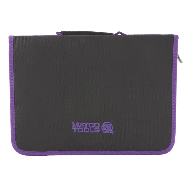 8 PIECE LONG REACH PLIERS SET ZIPPER POUCH - PURPLE