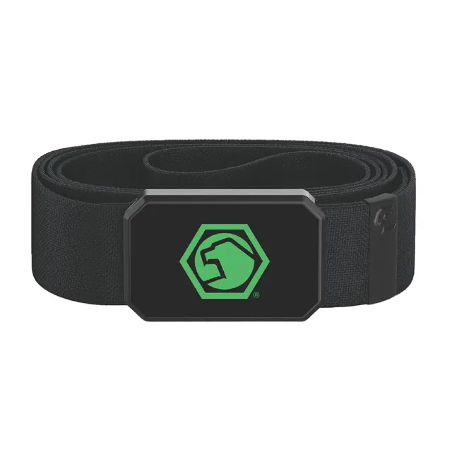 GROOVE LIFE X MATCO OG BELT, BLACK WITH GREEN LOGO