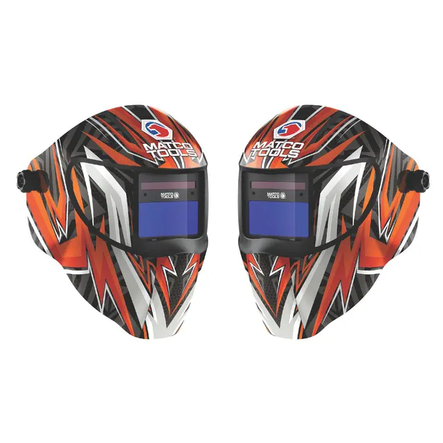 ORANGE RACING WELDING HELMET