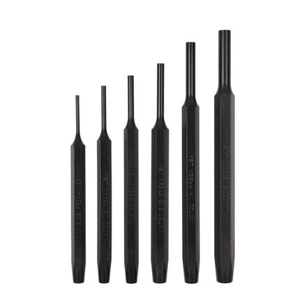 6 PIECE PIN PUNCH SET