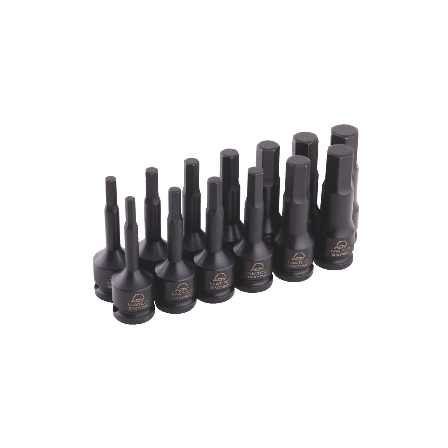 1/4 AND 3/8 DRIVE 46 PIECE MASTER ADV HEX BIT SOCKET SET