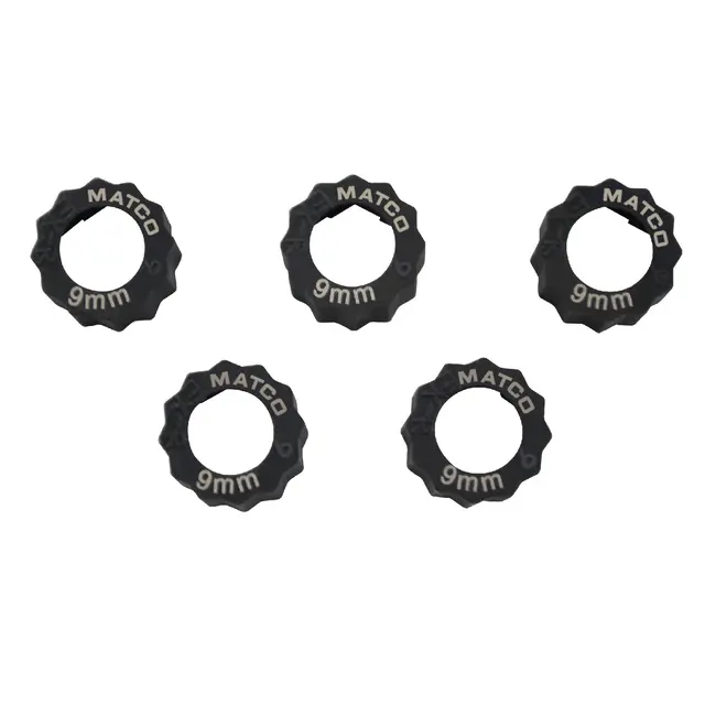 5 PIECE 9MM HEX GRIP EXTRACTOR RING