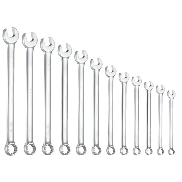 12 PIECE SAE 12 POINT COMBINATION WRENCH SET