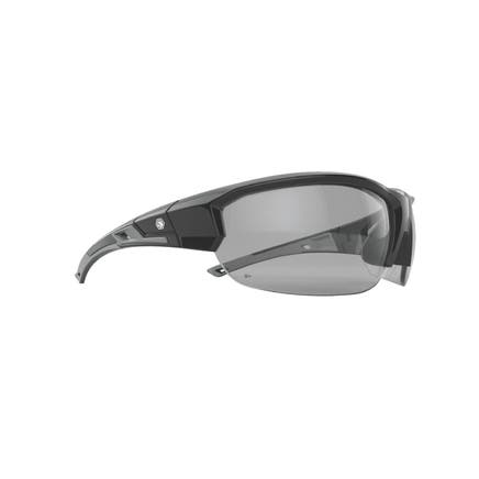FORCEFLEX SAFETY GLASSES BLACK HALF FRAME WITH CLEAR LENSES
