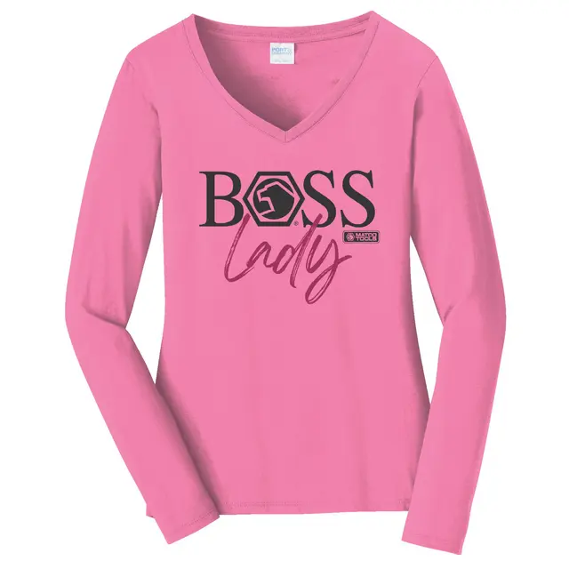 BOSS LADY LONG SLEEVE TEE - L