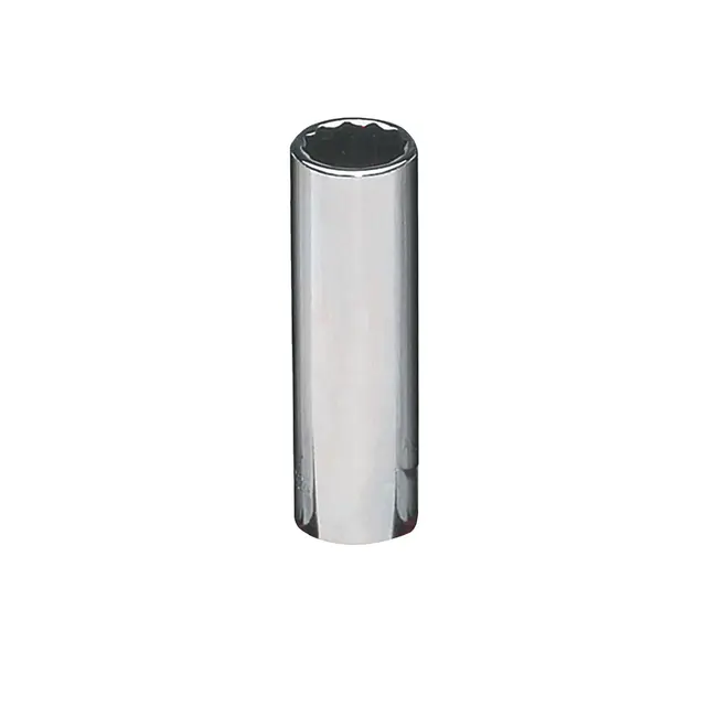 1/2" DRIVE 5/8" SAE 12 POINT DEEP CHROME SOCKET