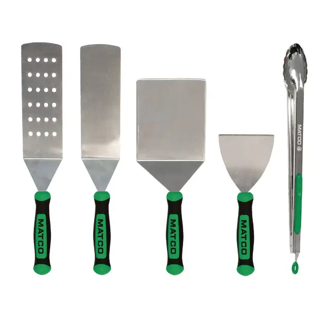 MATCO 5 PIECE RATCHET HANDLE GRIDDLE SET GREEN