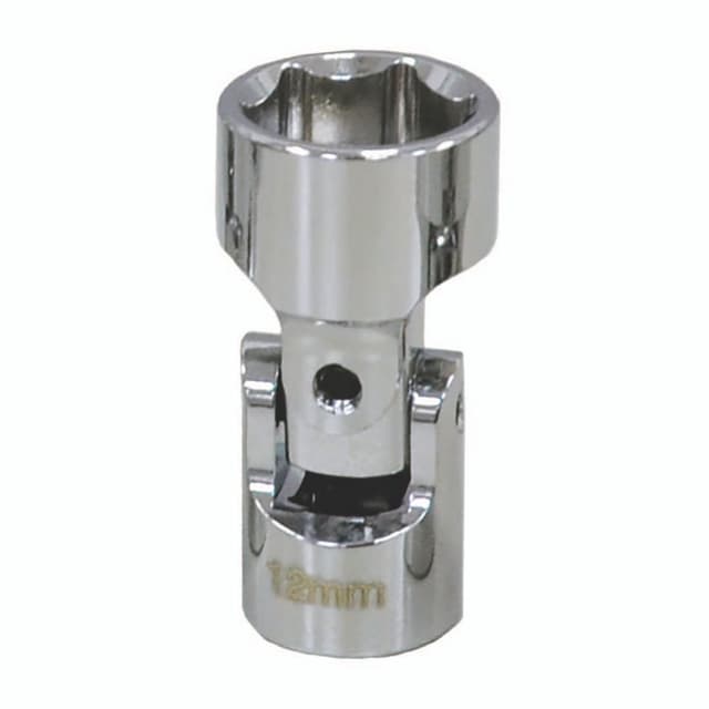 1/4'' DRIVE 12 MM 6 POINT STUBBY UNIVERSAL SOCKET