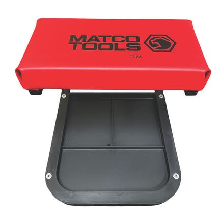 PADDED MECHANIC'S SEAT WITH PLASTIC PAN