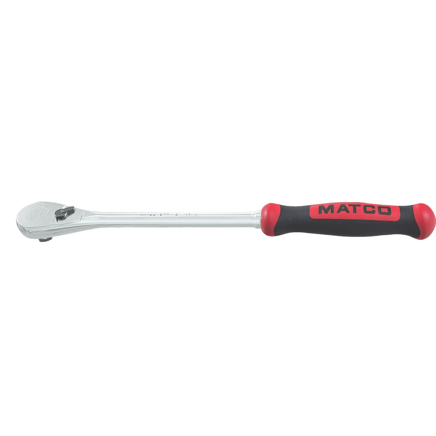 3/8" DRIVE 11-3/4" EIGHTY8 TOOTH FIXED RATCHET WITH ERGO HANDLE - RED