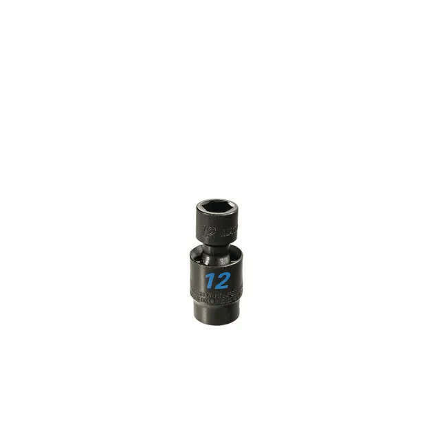 3/8" DRIVE 12MM 6 POINT TORQUE FORCE UNIVERSAL IMPACT SOCKET