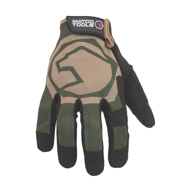 GRIP TOUCH GLOVE ARMY 2XL