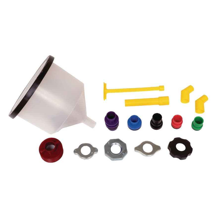 CLEAR SPILL FREE FUNNEL WITH LID SFF2LA Matco Tools