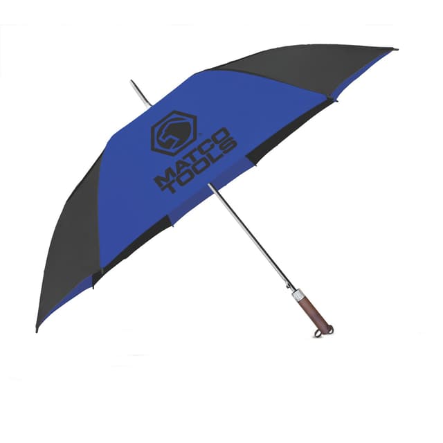 GOLF UMBRELLA BLUE & BLACK PANELS
