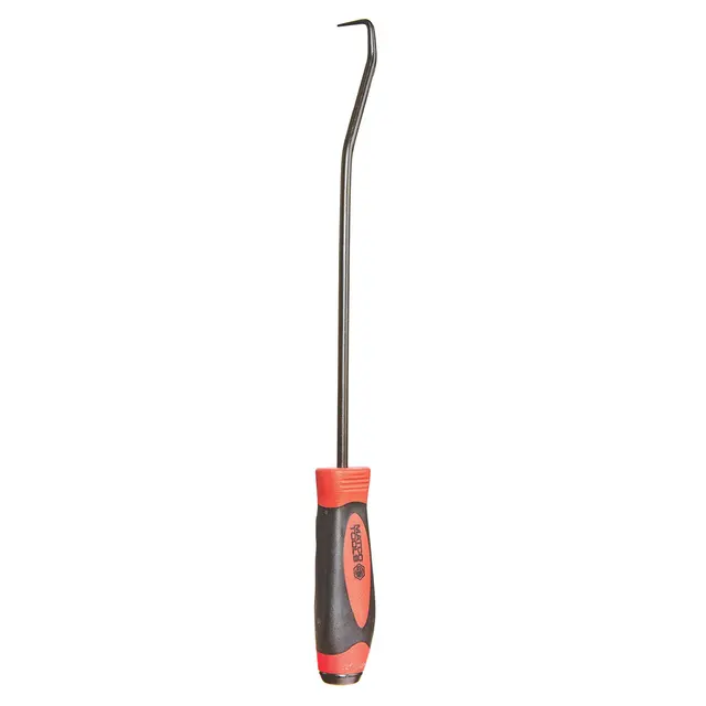 90 DEGREE LONG ANGLED HOOK, RED