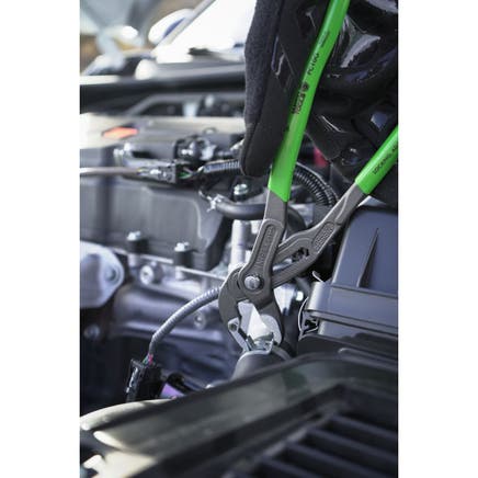 KNIPEX 3 PIECE COBRA PLIERS SET - GREEN