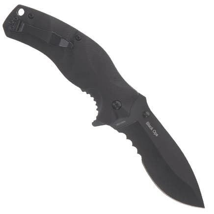 BLACK OPS RECURVE SPRING ASSIST FOLDING KNIFE