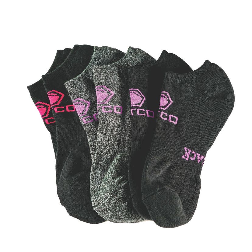 WOMEN'S REDBACK MATCO VARIETY BAMBOO SHORT SOCKS 6 PAIRS CABAWSV