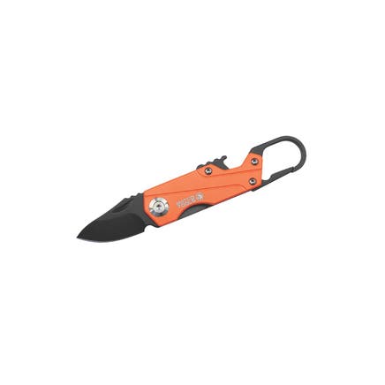 CARABINER FOLDING KNIFE - ORANGE