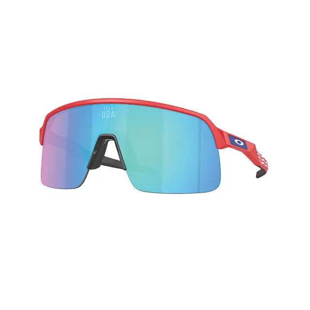 SUTRO LITE TEAM USA MATTE REDLINE WITH PRIZM™ SAPPHIRE LENSES