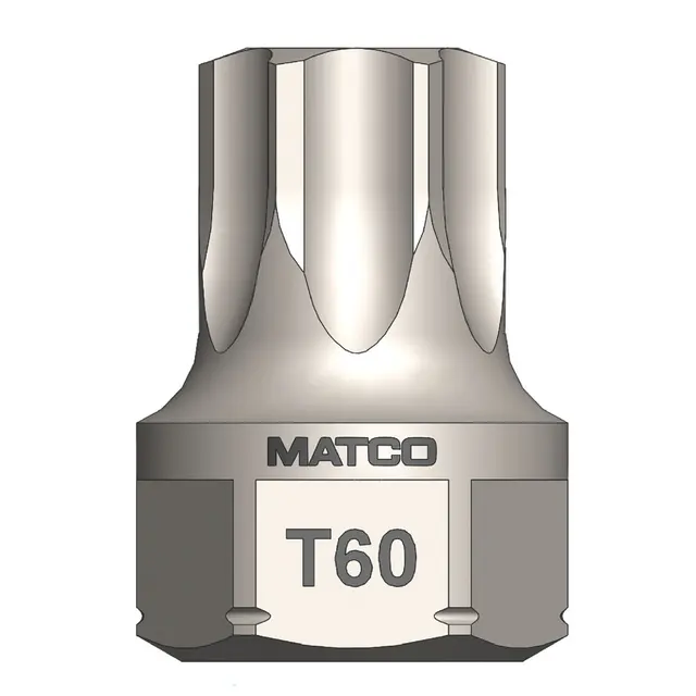 3/8" AND 17MM DUAL DRIVE OPTI-GRIP STAR BIT T60