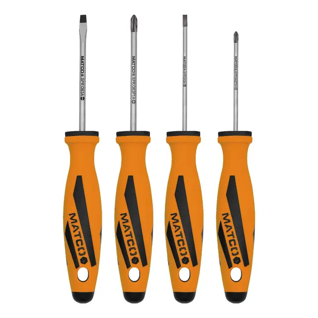 4 PIECE TOP TORQUE II™ PRECISION SCREWDRIVER SET - ORANGE