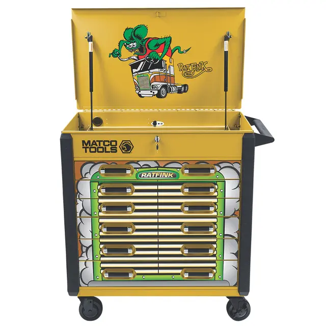 35" x 21" MSC4FD ROLLING TOOL CART (RAT FINK '23)