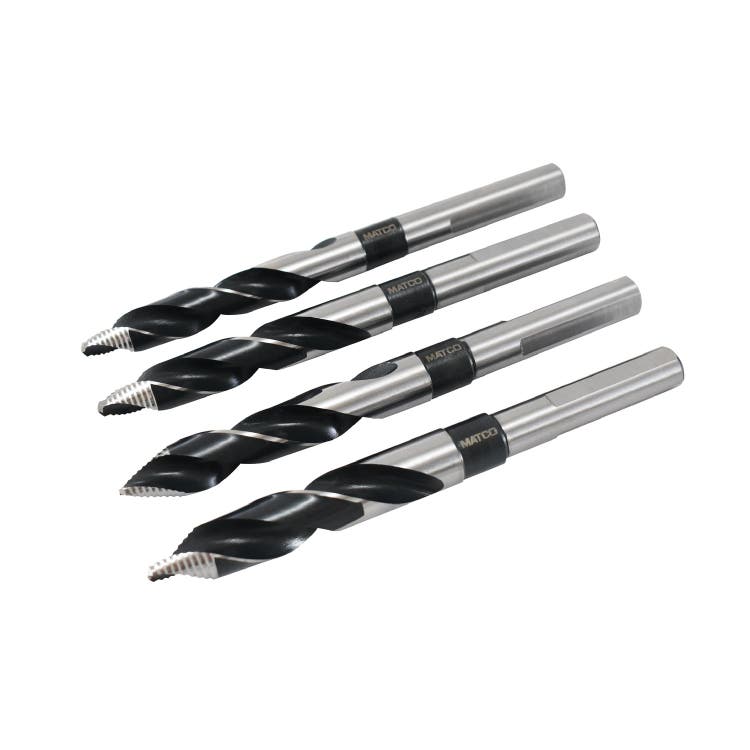LARGE HYPERSTEP HIGHSPEED DRILL BIT SET, 4 PIECE DB4HSL Matco Tools
