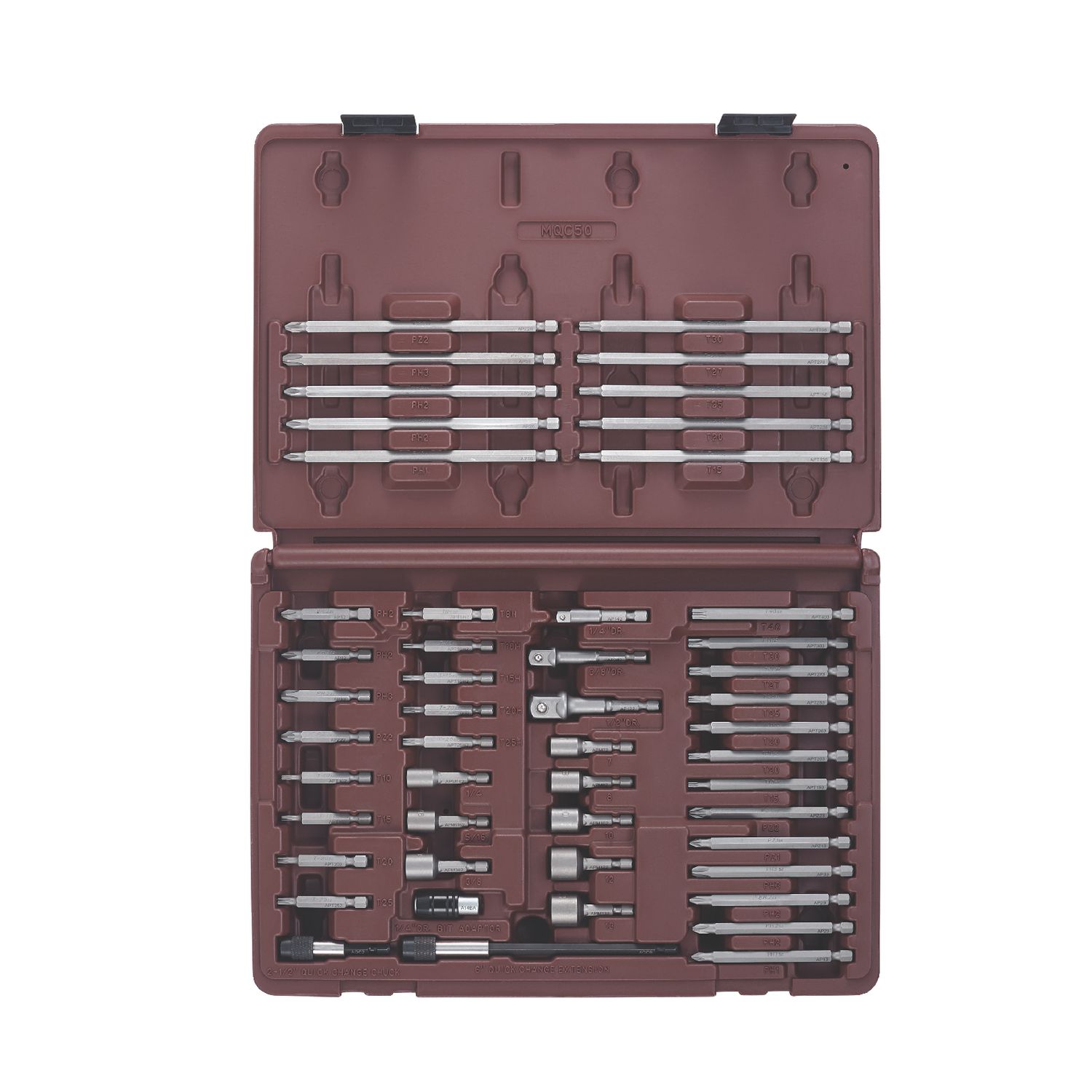 50 PIECE QUICK CHANGE BIT SET MQC50 | Matco Tools