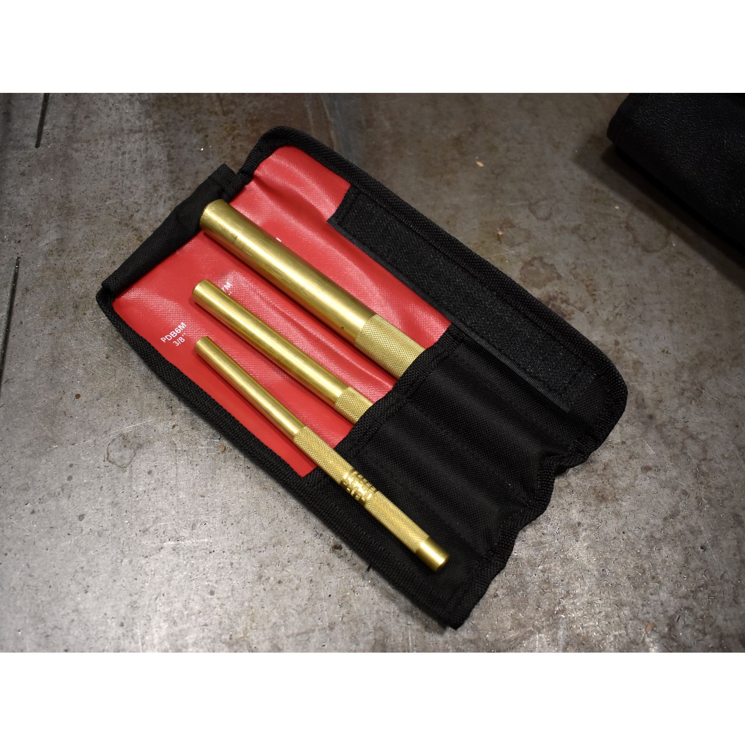 Mayhew 4Pc. Brass Punch Set 1/4 Solid, 3/8 Drift, 3/8 Pin, 1/4 Pin  (62277)