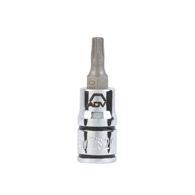 1/4" Drive 5 TORX Tamperproof Bit Socket Set TS20H