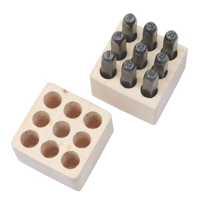 3/16" NUMBER STAMP SET
