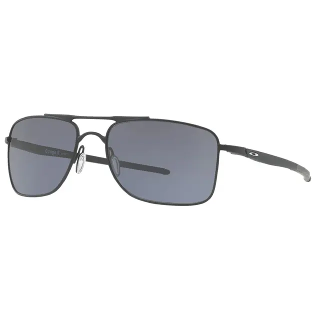 OAKLEY® GAUGE™ 8 L MATTE BLACK WITH GRAY LENSES