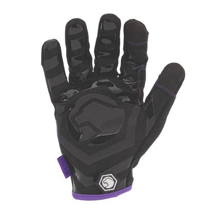 GRIP TOUCH GLOVE PURPLE L