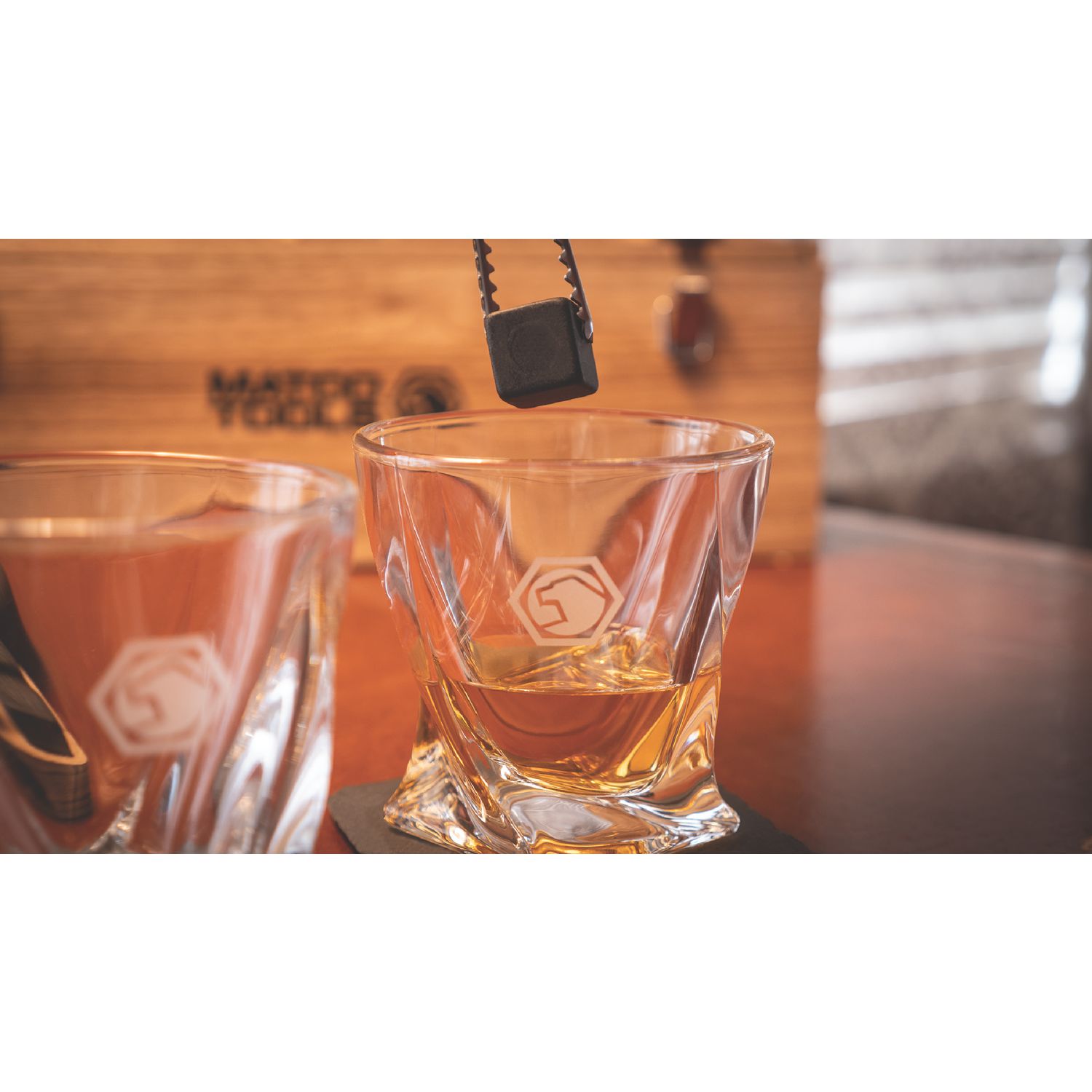 WHISKEY GLASS CRATE SET MTCWHSKYSET2