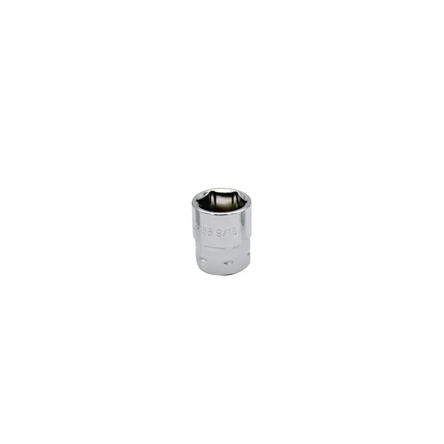 3/8" AND 17MM DUAL DRIVE 9/16" SAE 6 POINT LOW PROFILE SOCKET