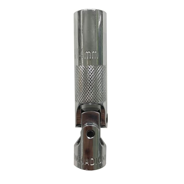 3/8" DRIVE 14MM METRIC 6 POINT UNIVERSAL JOINT CHROME SOCKET