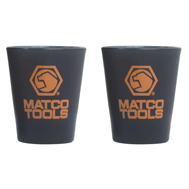 SHOT GLASS SET, ORANGE LOGO