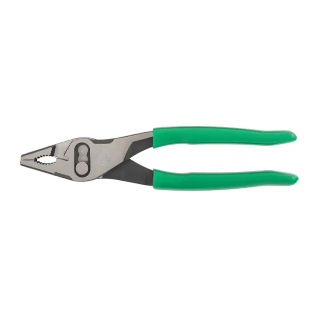 10" COMBINATION STYLE 3-POSITION PLIER - GREEN