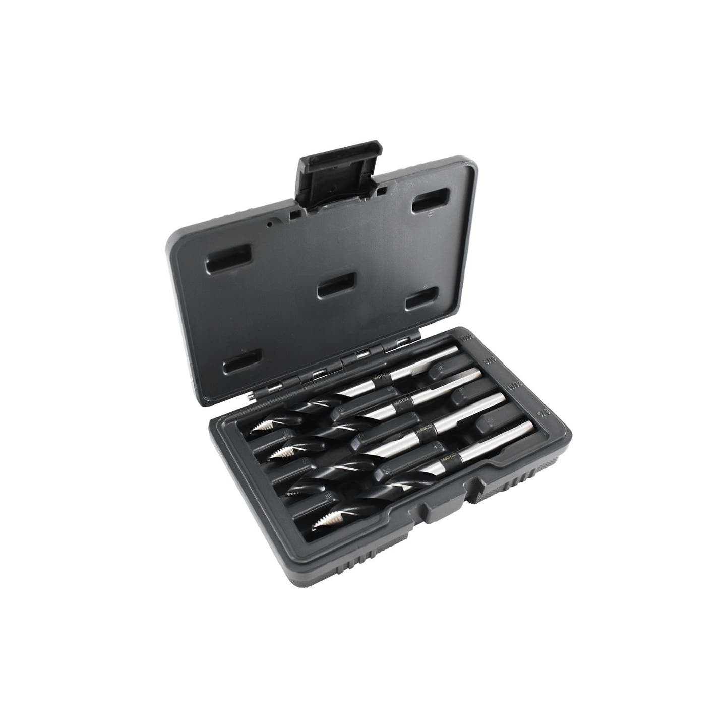 4 PIECE LARGE HYPER-STEP HIGH-SPEED DRILL BIT SET