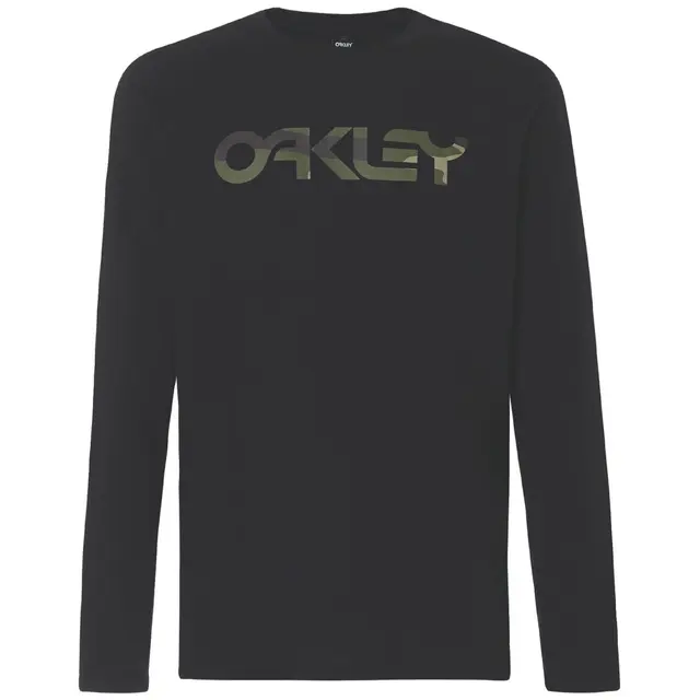OAKLEY MARK II LONG SLEEVED TEE BLACKOUT - M