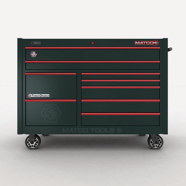 57" x 28" DOUBLEBAY 4s SERIES TOOLBOX (THUNDERSTORM GRAY/RED) 4228TB