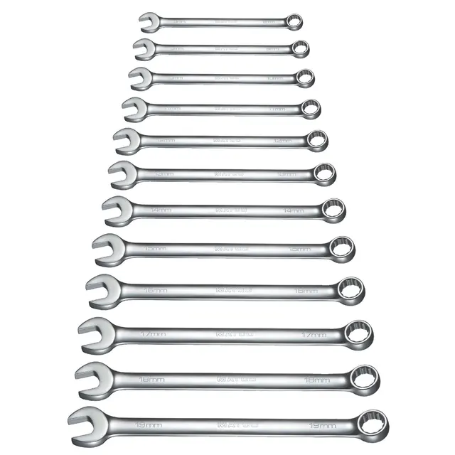 12 PIECE METRIC 12 POINT COMBINATION WRENCH SET