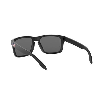 HOLBROOK™ MATTE BLACK AND USA FLAG WITH GRAY LENSES